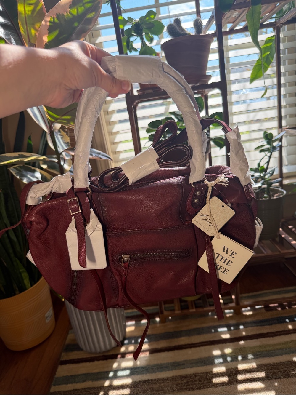 NWT Free People We The Free Red Rock Baby Emerson Tote